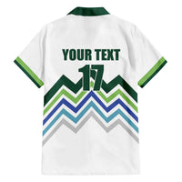 Custom Slovenia Football Family Matching Off The Shoulder Long Sleeve Dress and Hawaiian Shirt Sporty Style