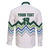 Custom Slovenia Football Family Matching Off The Shoulder Long Sleeve Dress and Hawaiian Shirt Sporty Style