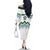 Custom Slovenia Football Family Matching Off The Shoulder Long Sleeve Dress and Hawaiian Shirt Sporty Style
