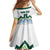 Custom Slovenia Football Family Matching Off Shoulder Maxi Dress and Hawaiian Shirt Sporty Style