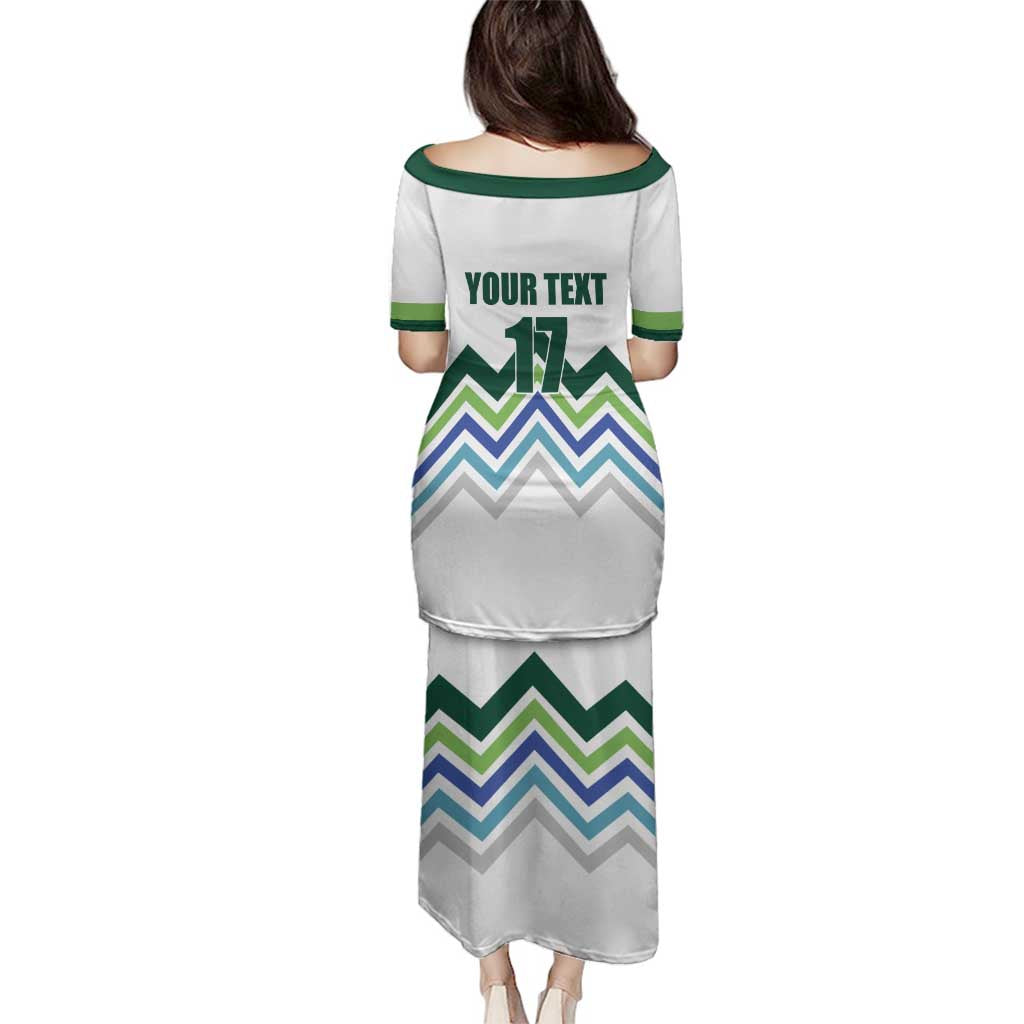 Custom Slovenia Football Family Matching Puletasi and Hawaiian Shirt Sporty Style