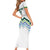 Custom Slovenia Football Family Matching Short Sleeve Bodycon Dress and Hawaiian Shirt Sporty Style