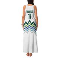 Custom Slovenia Football Family Matching Tank Maxi Dress and Hawaiian Shirt Sporty Style