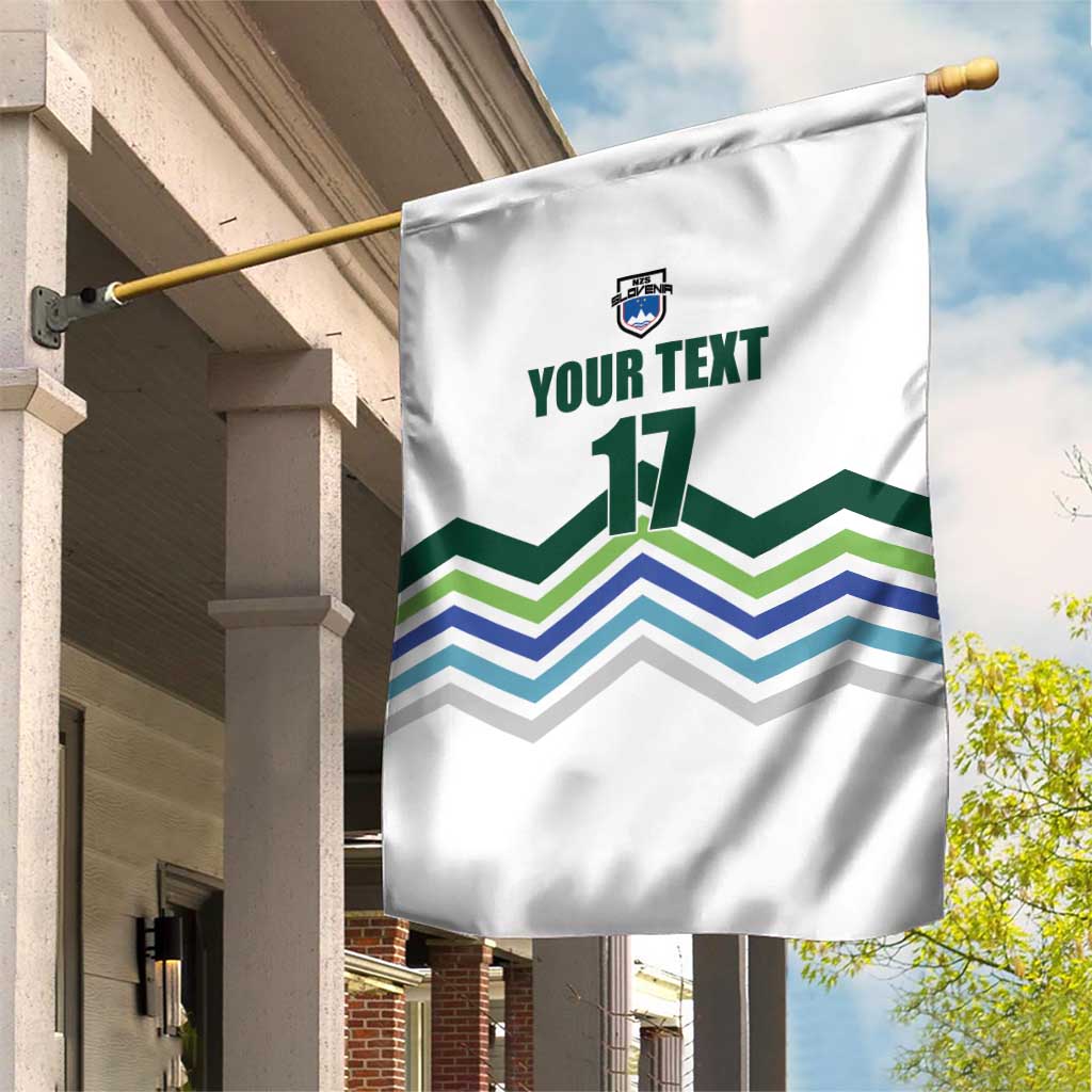 Custom Slovenia Football Garden Flag Sporty Style