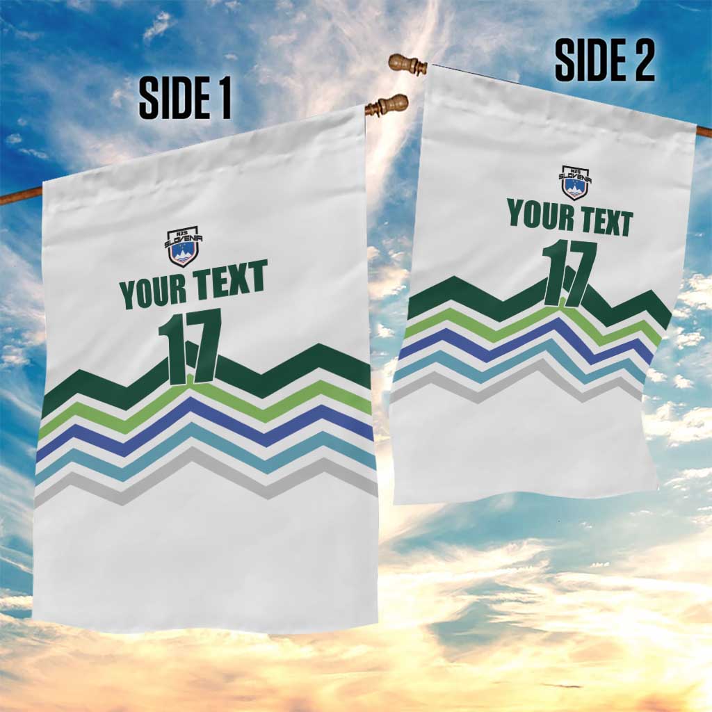 Custom Slovenia Football Garden Flag Sporty Style