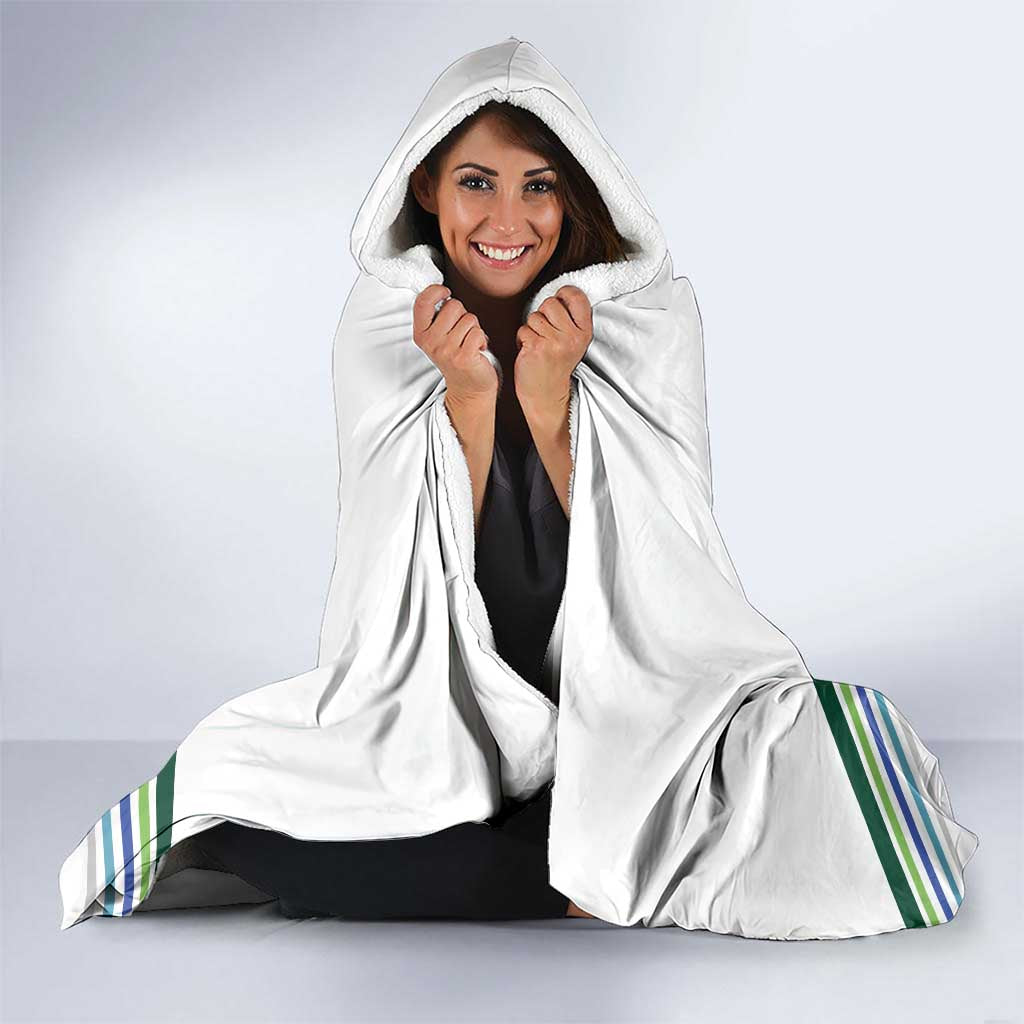 Custom Slovenia Football Hooded Blanket Sporty Style