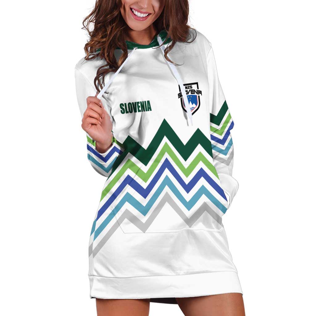Custom Slovenia Football Hoodie Dress Sporty Style