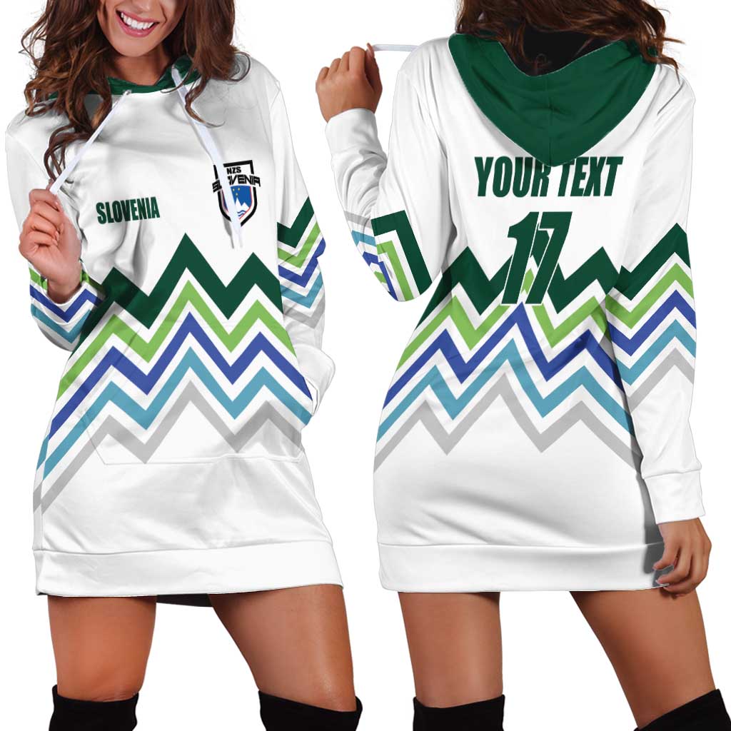 Custom Slovenia Football Hoodie Dress Sporty Style