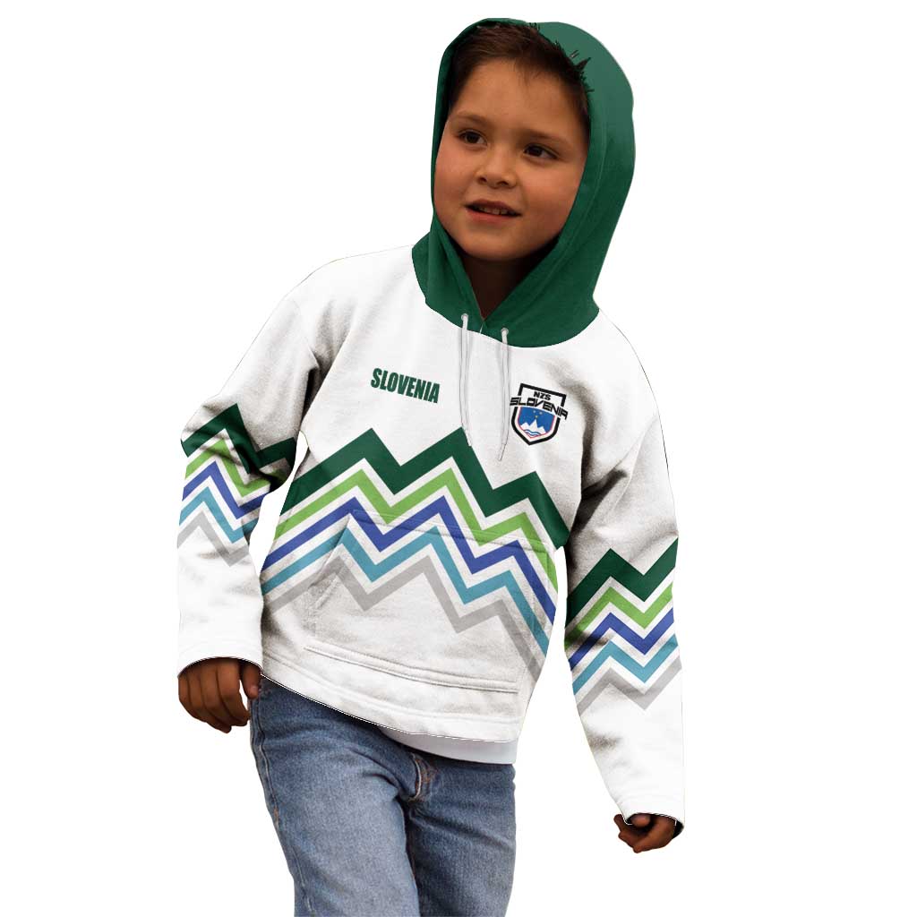 Custom Slovenia Football Kid Hoodie Sporty Style