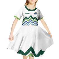 Custom Slovenia Football Kid Short Sleeve Dress Sporty Style