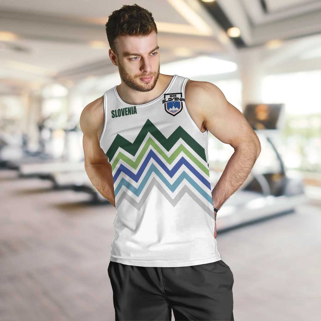 Custom Slovenia Football Men Tank Top Sporty Style