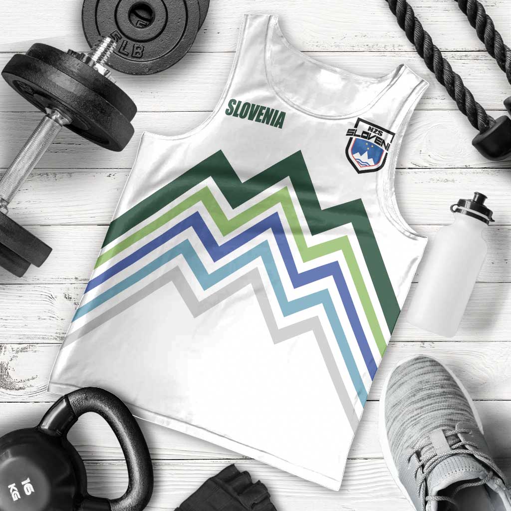 Custom Slovenia Football Men Tank Top Sporty Style