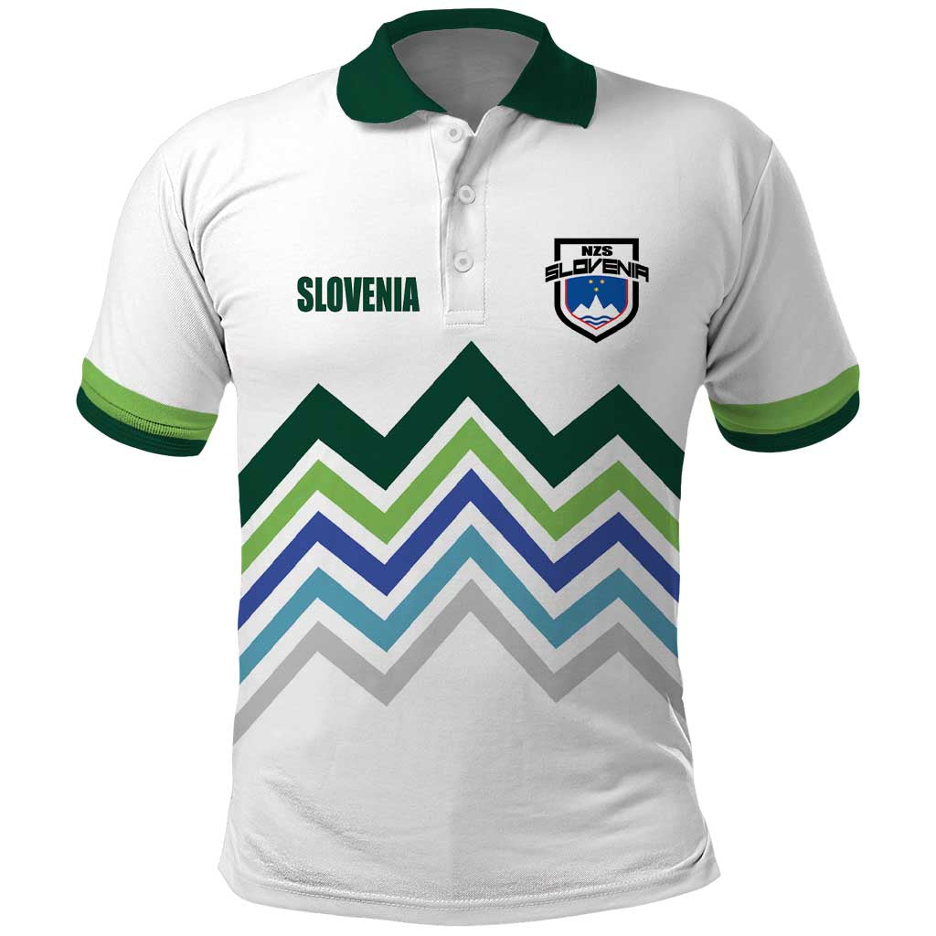 Custom Slovenia Football Polo Shirt Sporty Style