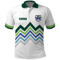 Custom Slovenia Football Polo Shirt Sporty Style