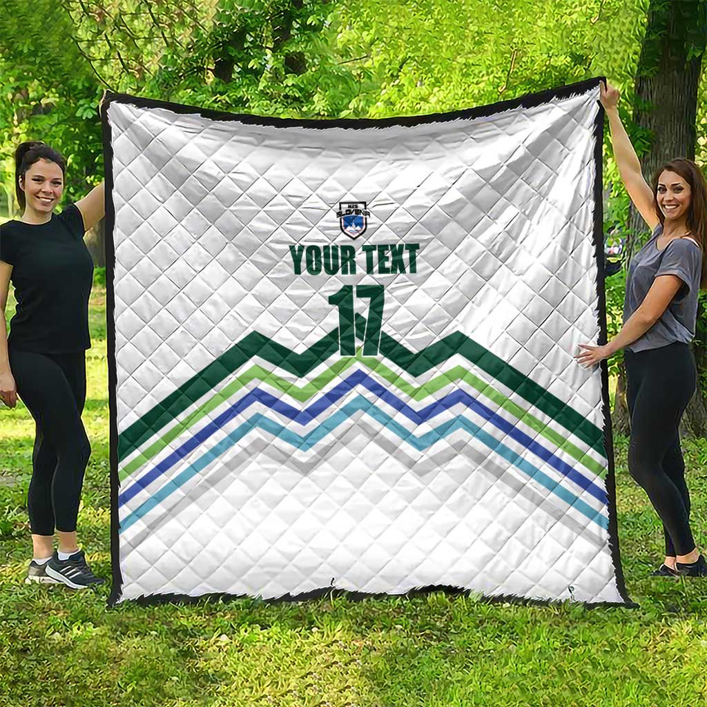 Custom Slovenia Football Quilt Sporty Style