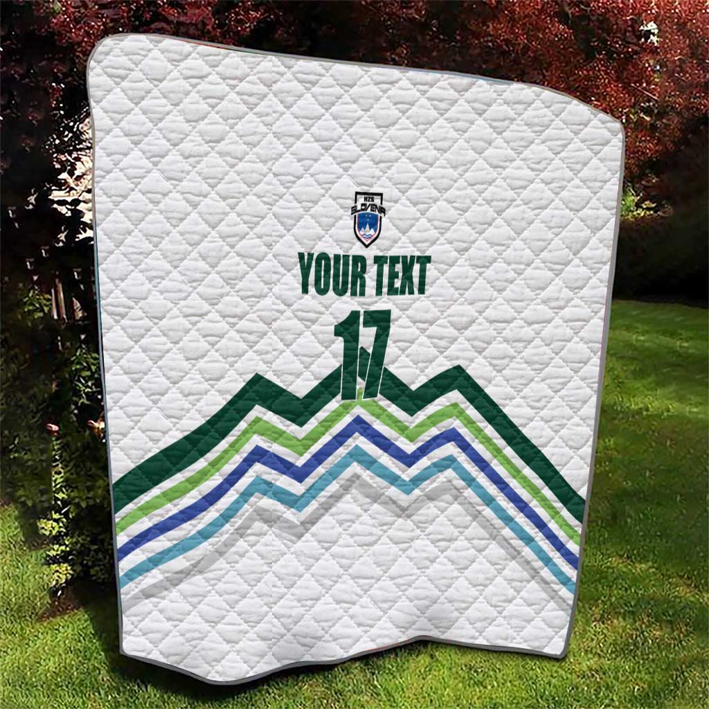 Custom Slovenia Football Quilt Sporty Style