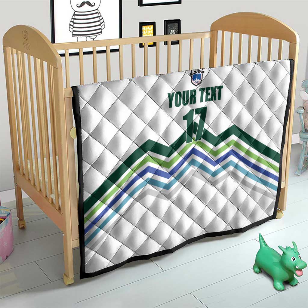 Custom Slovenia Football Quilt Sporty Style
