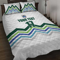 Custom Slovenia Football Quilt Bed Set Sporty Style
