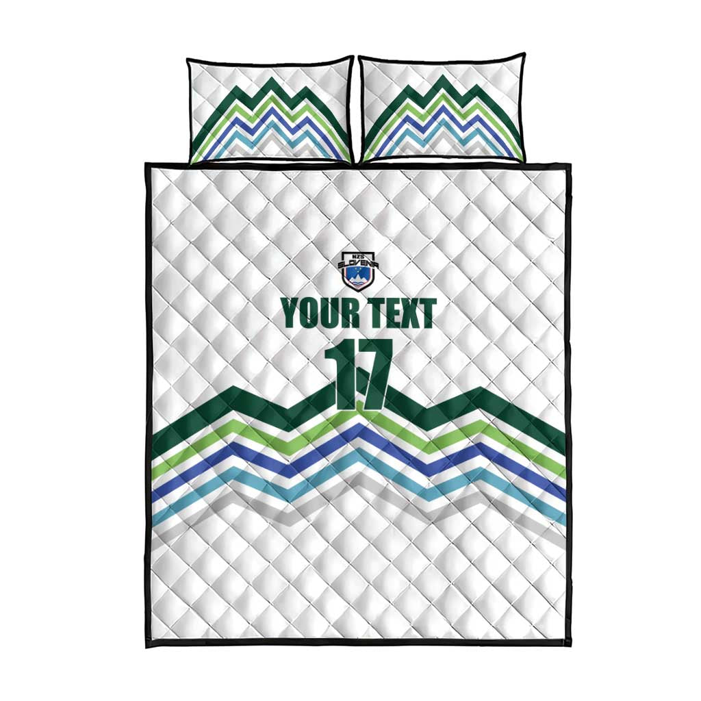 Custom Slovenia Football Quilt Bed Set Sporty Style