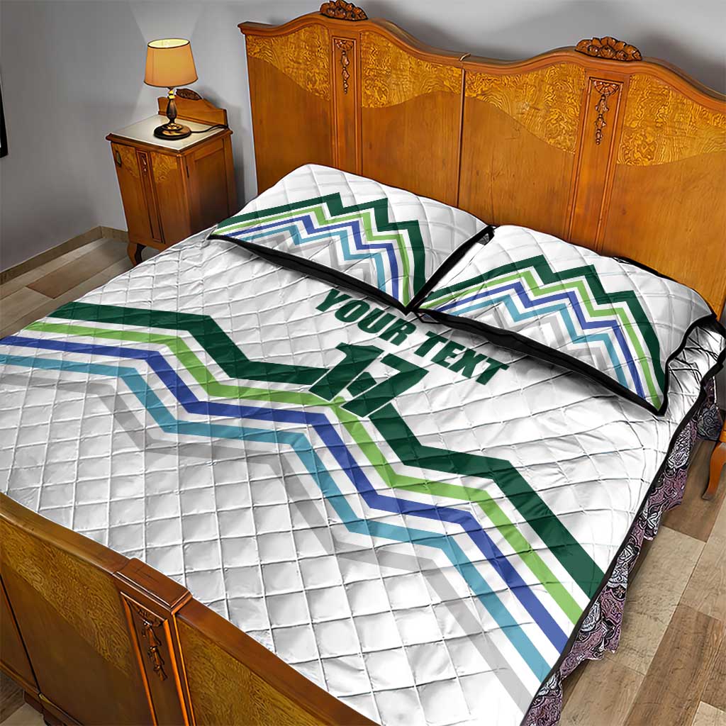 Custom Slovenia Football Quilt Bed Set Sporty Style