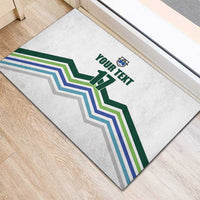 Custom Slovenia Football Rubber Doormat Sporty Style