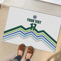 Custom Slovenia Football Rubber Doormat Sporty Style