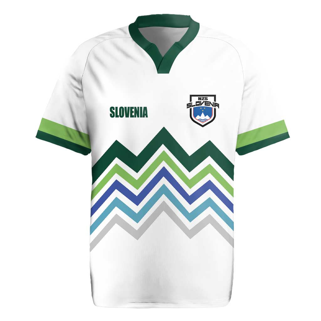 Custom Slovenia Football Rugby Jersey Sporty Style