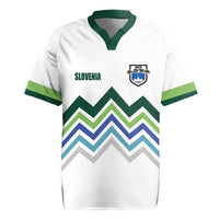 Custom Slovenia Football Rugby Jersey Sporty Style