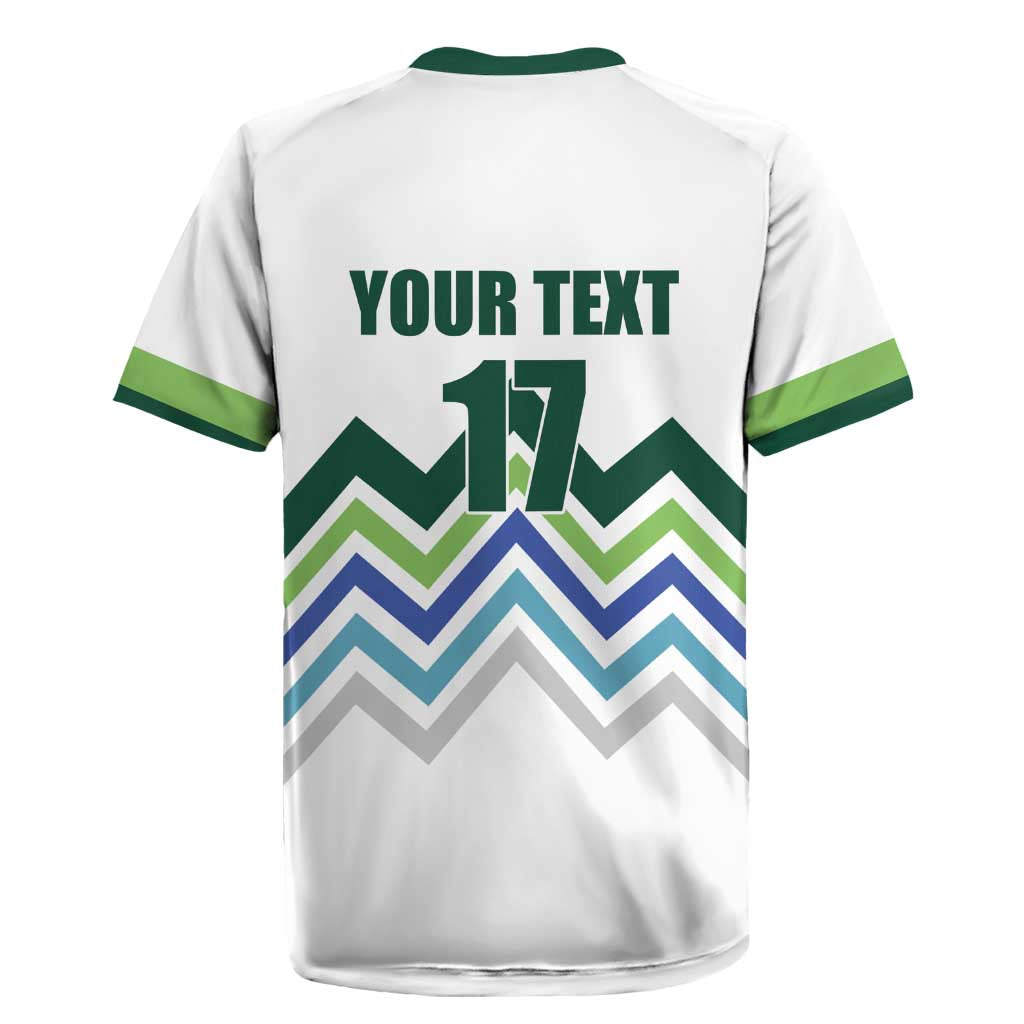 Custom Slovenia Football Rugby Jersey Sporty Style
