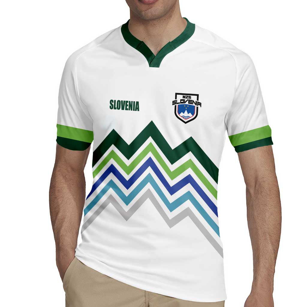 Custom Slovenia Football Rugby Jersey Sporty Style