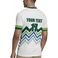 Custom Slovenia Football Rugby Jersey Sporty Style