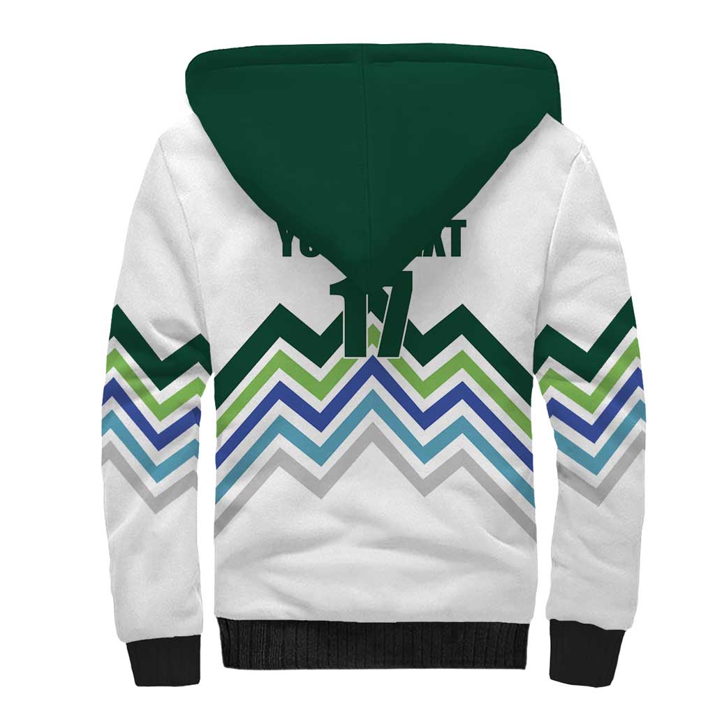 Custom Slovenia Football Sherpa Hoodie Sporty Style