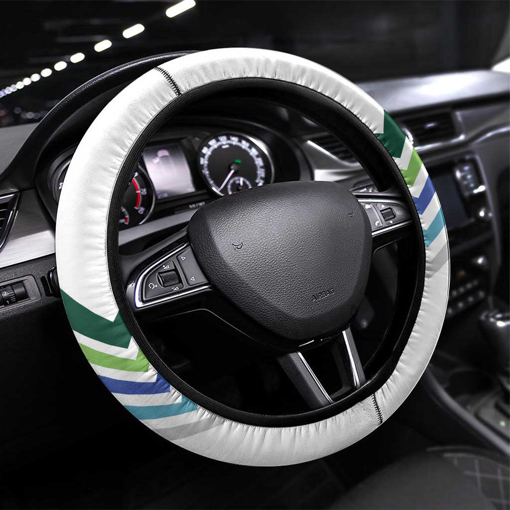 Slovenia Football Steering Wheel Cover Sporty Style