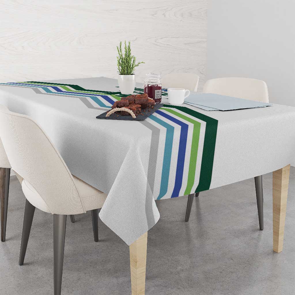 Custom Slovenia Football Tablecloth Sporty Style