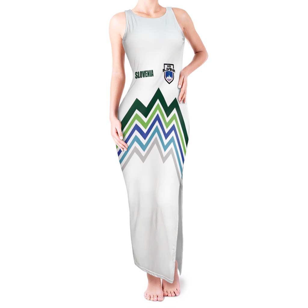 Custom Slovenia Football Tank Maxi Dress Sporty Style
