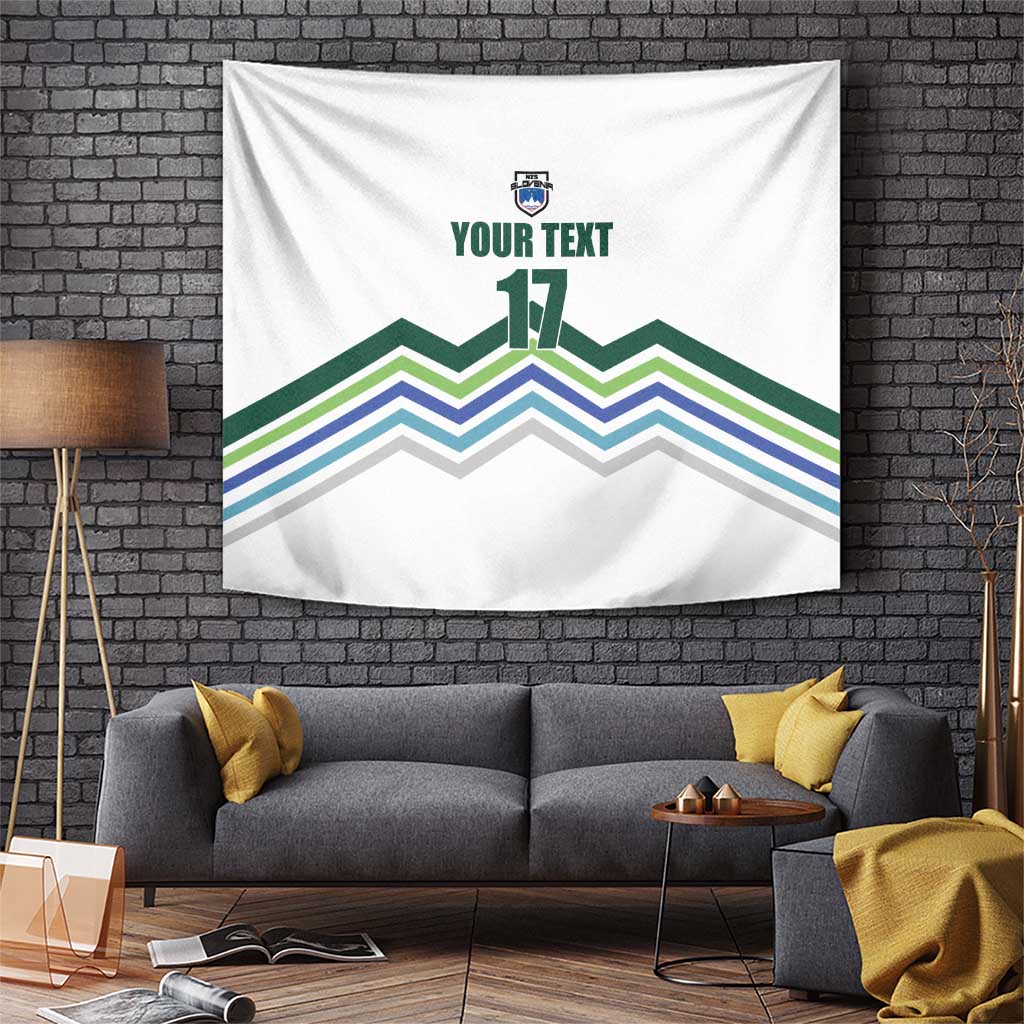 Custom Slovenia Football Tapestry Sporty Style