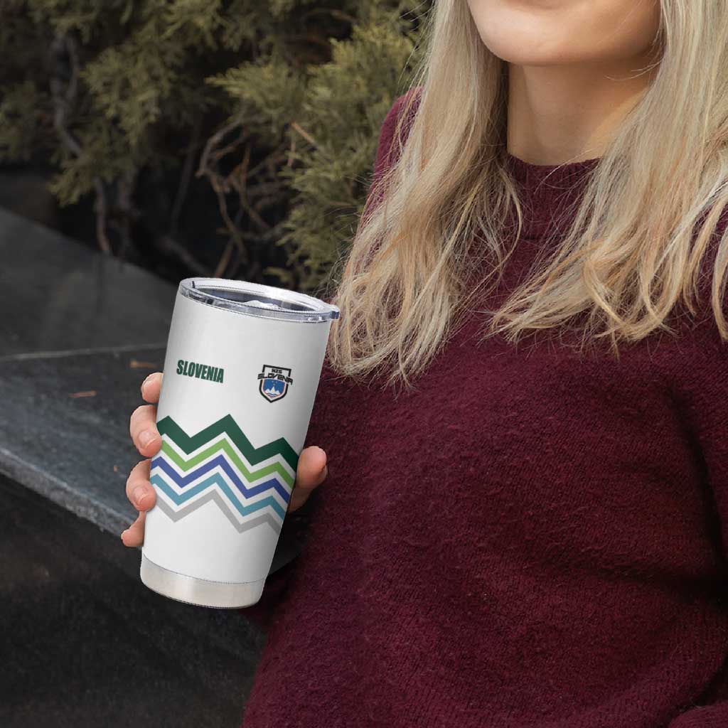 Custom Slovenia Football Tumbler Cup Sporty Style