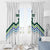 Custom Slovenia Football Window Curtain Sporty Style