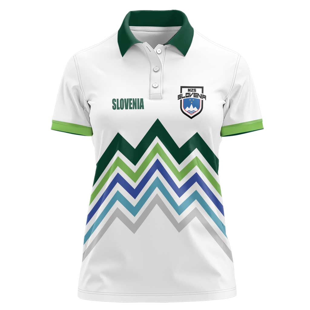 Custom Slovenia Football Women Polo Shirt Sporty Style