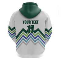Custom Slovenia Football Zip Hoodie Sporty Style