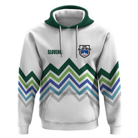 Custom Slovenia Football Zip Hoodie Sporty Style