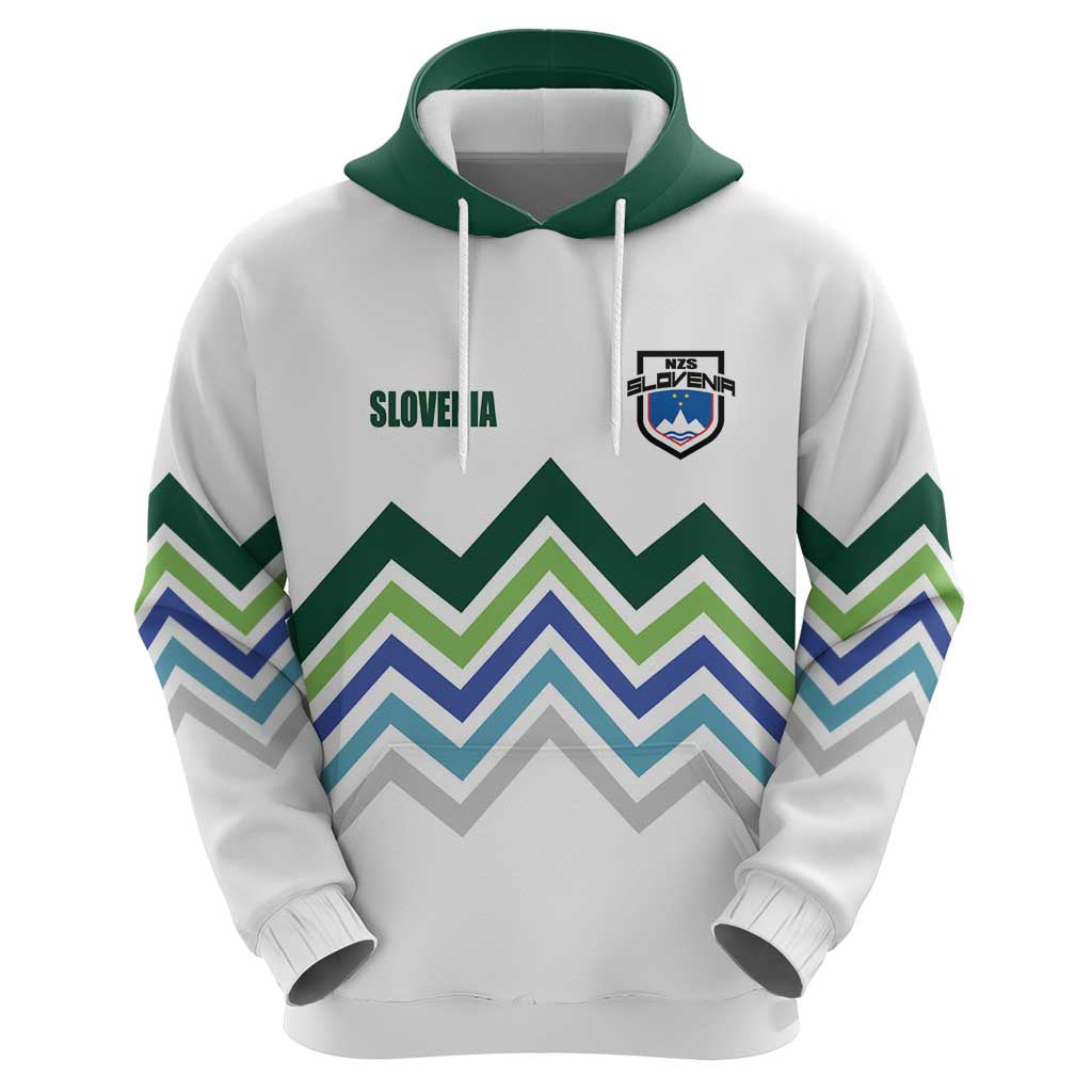 Custom Slovenia Football Zip Hoodie Sporty Style