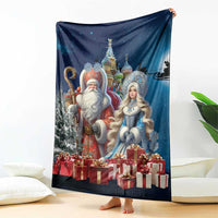 Russia Ded Moroz and Snegurochka Blanket Orthodox Christmas Slavic Mythology