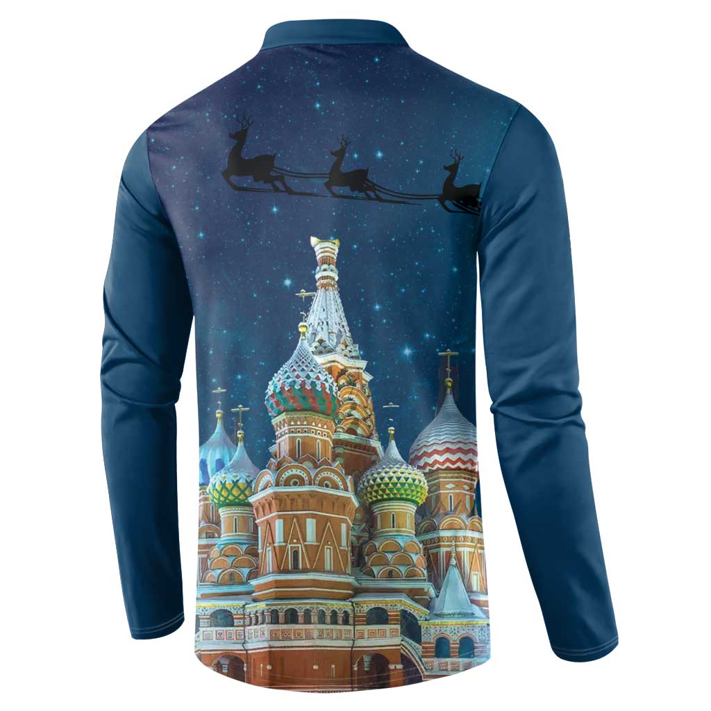 Russia Ded Moroz and Snegurochka Button Sweatshirt Orthodox Christmas Slavic Mythology LT17 - Wonder Print Shop