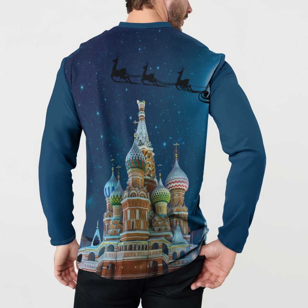 Russia Ded Moroz and Snegurochka Button Sweatshirt Orthodox Christmas Slavic Mythology LT17 - Wonder Print Shop