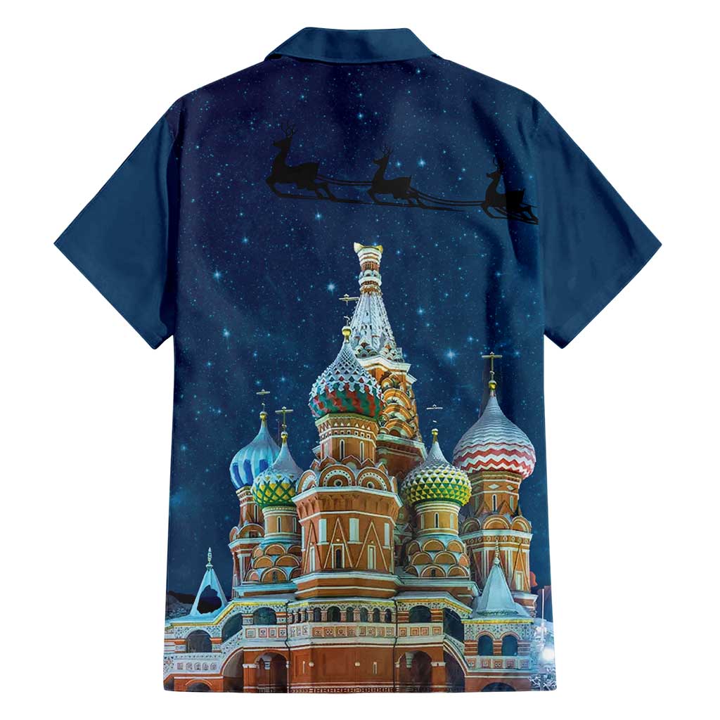 Russia Ded Moroz and Snegurochka Family Matching Short Sleeve Bodycon Dress and Hawaiian Shirt Orthodox Christmas Slavic Mythology LT17 - Wonder Print Shop