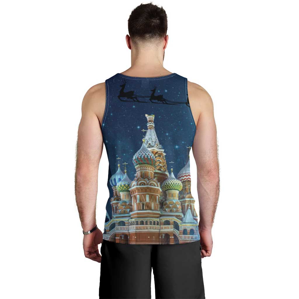 Russia Ded Moroz and Snegurochka Men Tank Top Orthodox Christmas Slavic Mythology LT17 - Wonder Print Shop