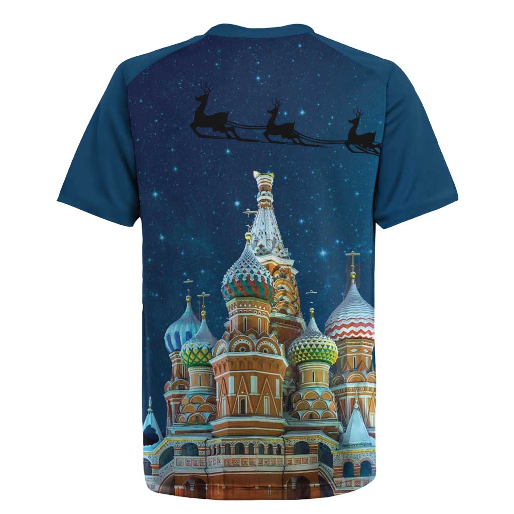 Russia Ded Moroz and Snegurochka Rugby Jersey Orthodox Christmas Slavic Mythology LT17 - Wonder Print Shop