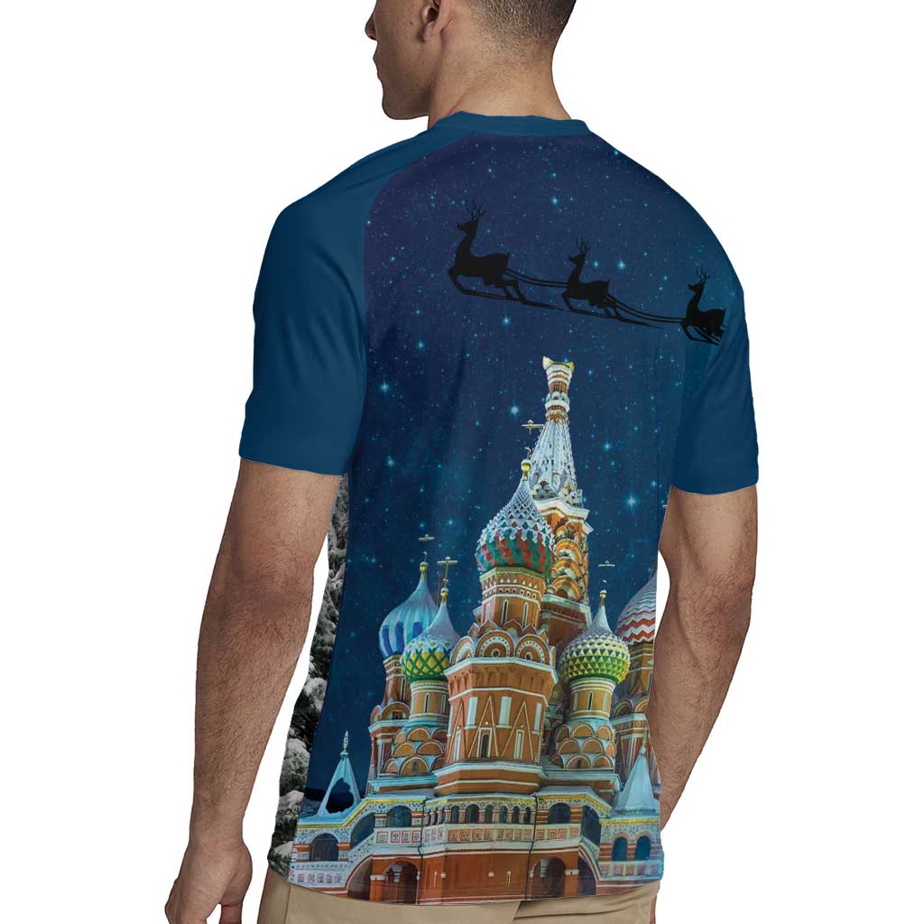 Russia Ded Moroz and Snegurochka Rugby Jersey Orthodox Christmas Slavic Mythology LT17 - Wonder Print Shop