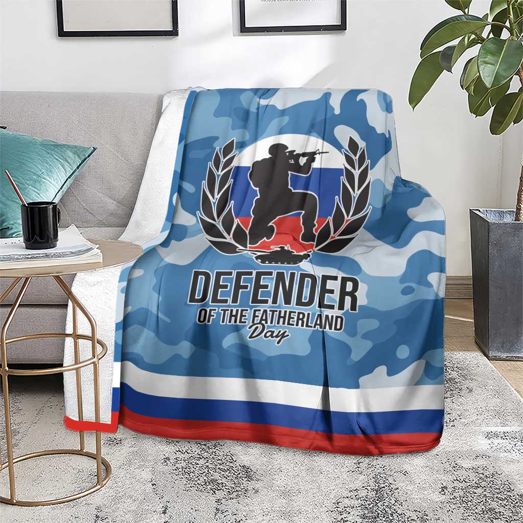 Russia Defender of the Fatherland Day Blanket 23th February